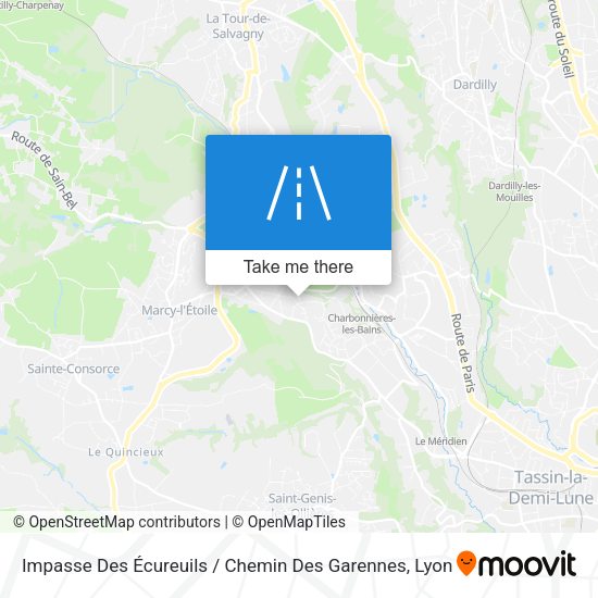 Impasse Des Écureuils / Chemin Des Garennes map