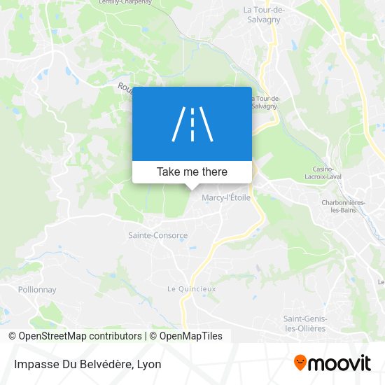 Impasse Du Belvédère map