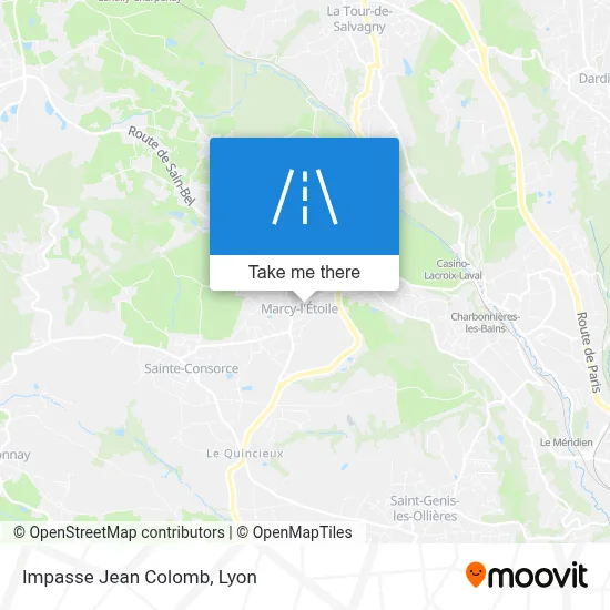 Impasse Jean Colomb map