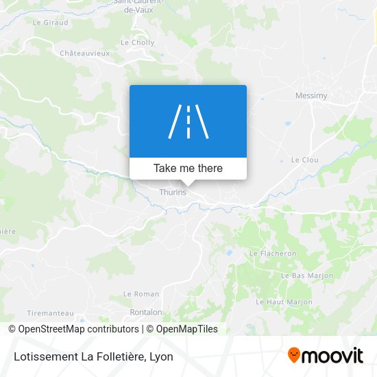 Lotissement La Folletière map