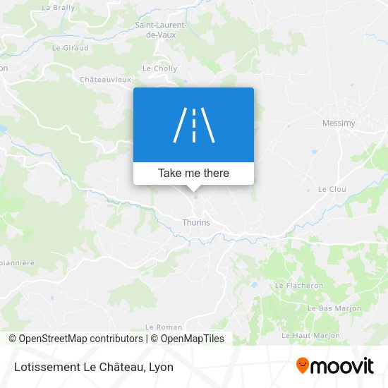 Lotissement Le Château map