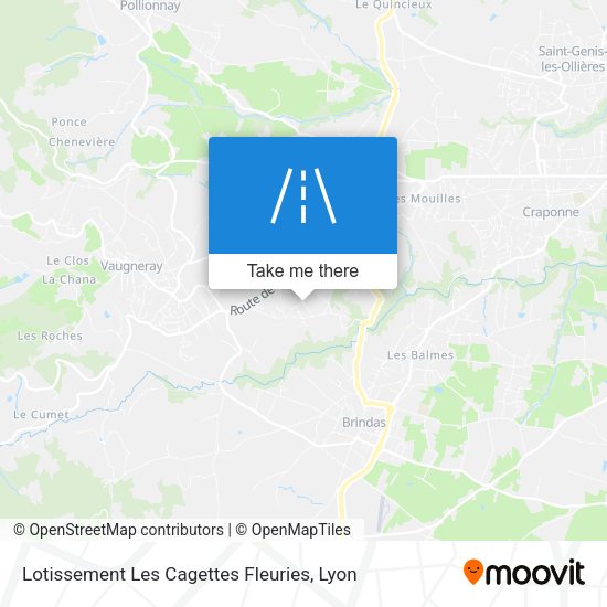 Lotissement Les Cagettes Fleuries map