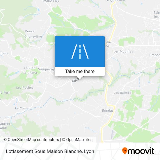 Lotissement Sous Maison Blanche map