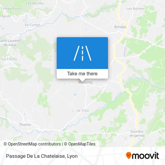 Passage De La Chatelaise map