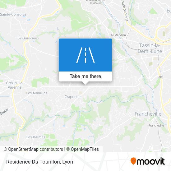 Résidence Du Tourillon map