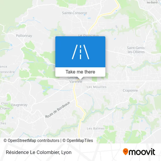 Résidence Le Colombier map