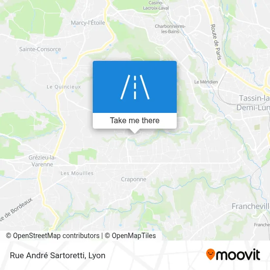 Rue André Sartoretti map
