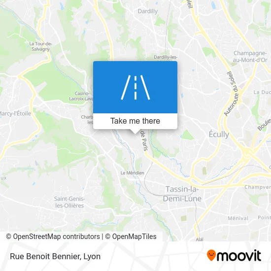 Rue Benoit Bennier map