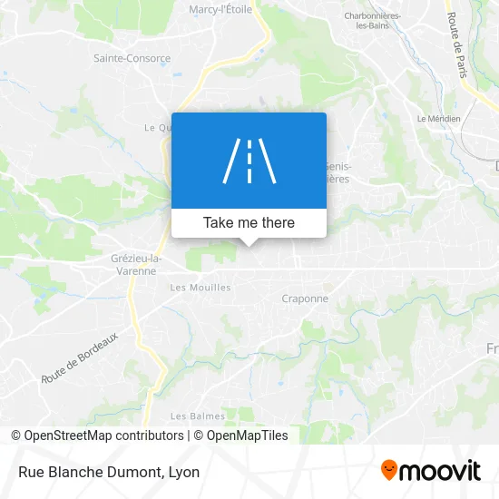 Rue Blanche Dumont map