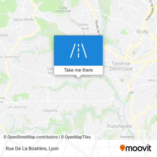 Rue De La Boatière map