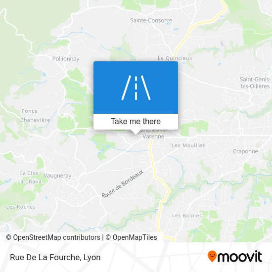 Rue De La Fourche map