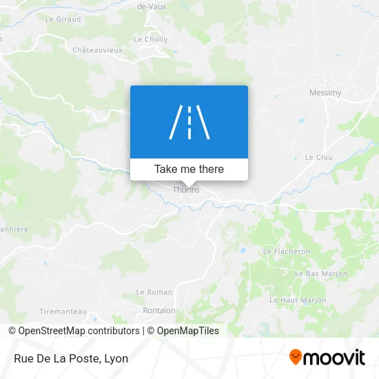 Rue De La Poste map