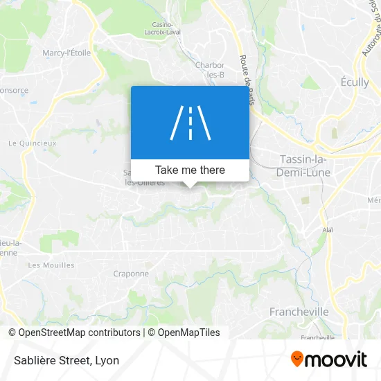 Rue De La Sablière map