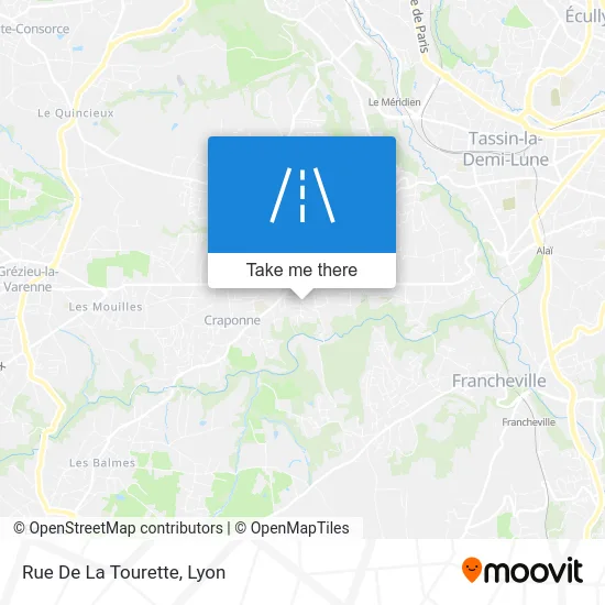 Rue De La Tourette map