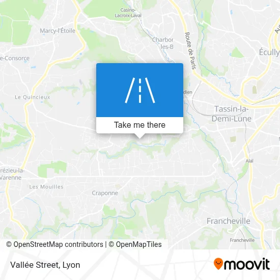 Rue De La Vallée map