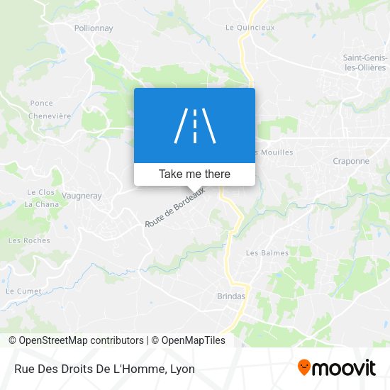 Rue Des Droits De L'Homme map