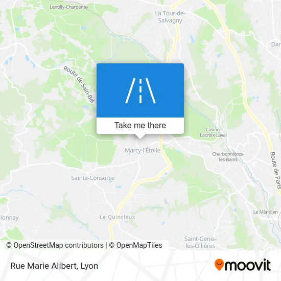 Rue Marie Alibert map