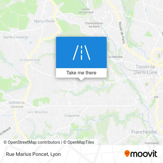 Rue Marius Poncet map
