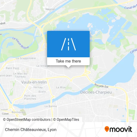 Chemin Châteauvieux map