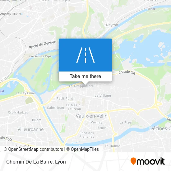 Chemin De La Barre map