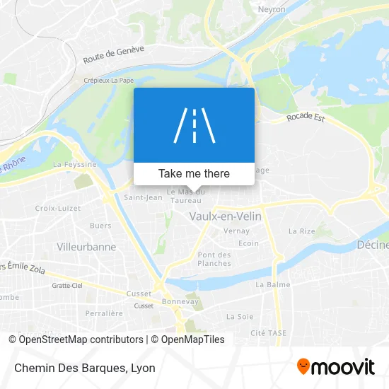 Chemin Des Barques map