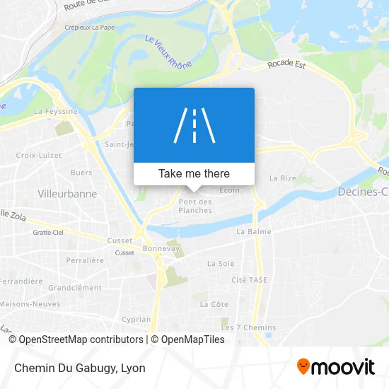 Chemin Du Gabugy map