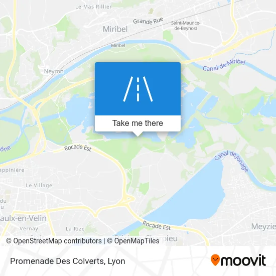 Promenade Des Colverts map