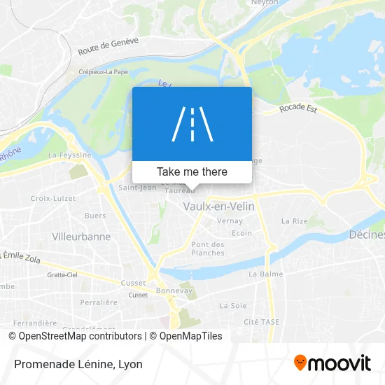 Promenade Lénine map