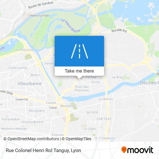 Rue Colonel Henri Rol Tanguy map
