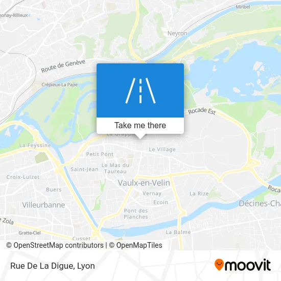 Rue De La Digue map
