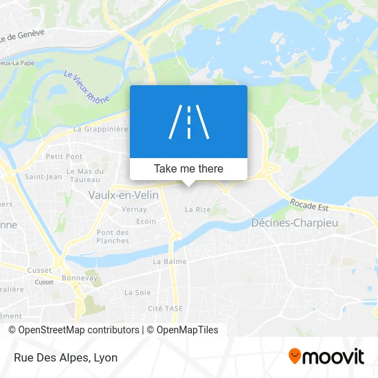 Rue Des Alpes map