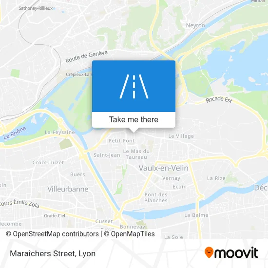 Rue Des Maraîchers map