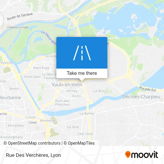 Rue Des Verchères map