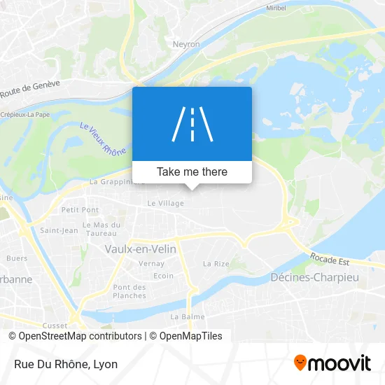 Rue Du Rhône map