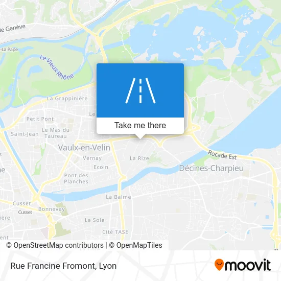 Rue Francine Fromont map