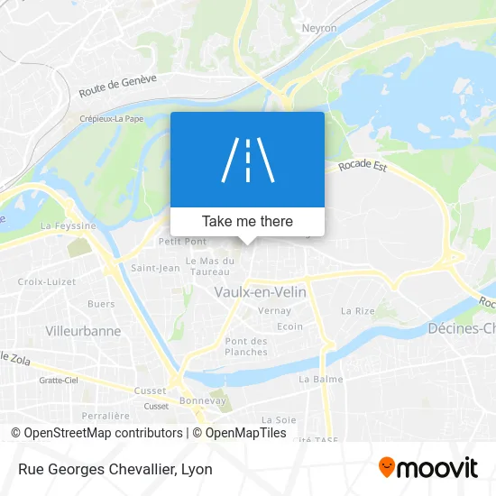 Rue Georges Chevallier map