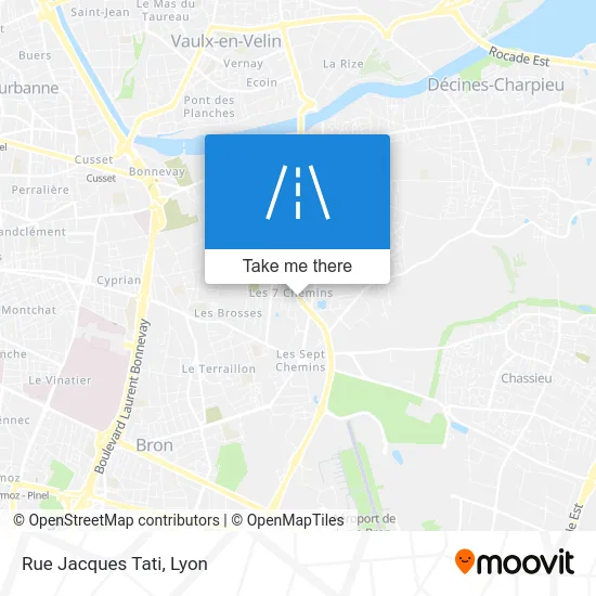 Rue Jacques Tati map