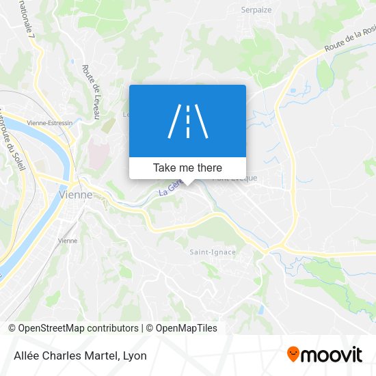 Allée Charles Martel map