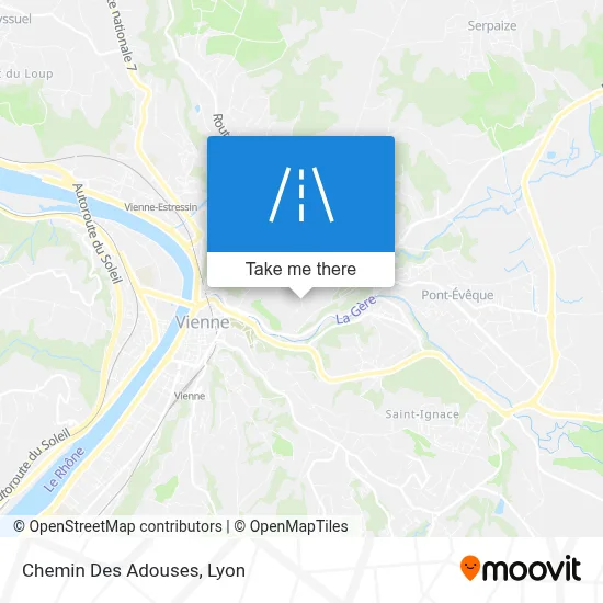Chemin Des Adouses map