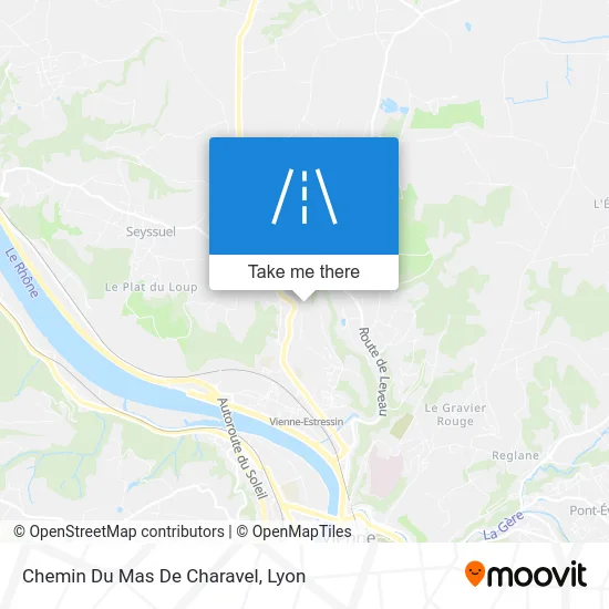 Chemin Du Mas De Charavel map