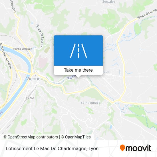 Lotissement Le Mas De Charlemagne map