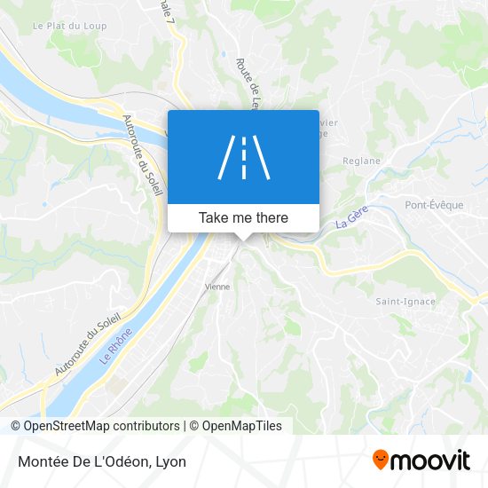 Montée De L'Odéon map
