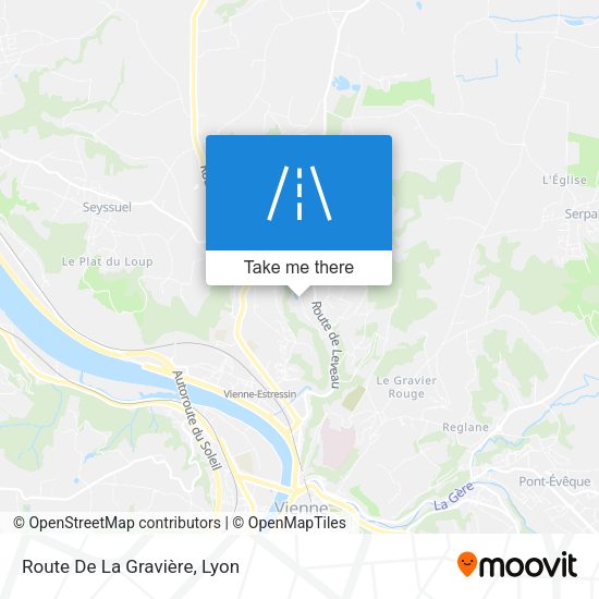 Route De La Gravière map