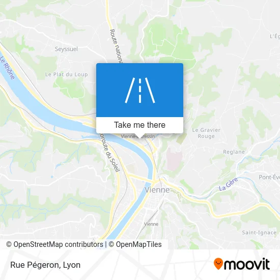 Rue Pégeron map