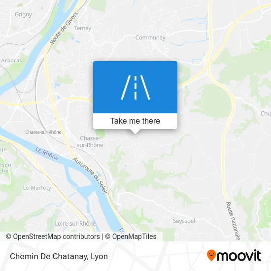 Chemin De Chatanay map