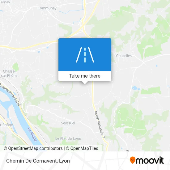 Chemin De Cornavent map
