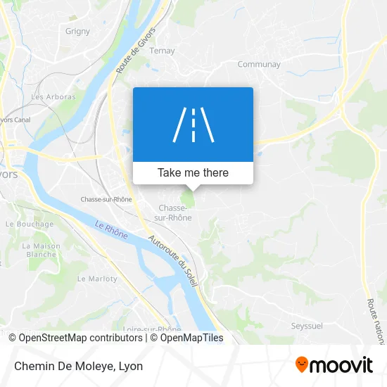 Chemin De Moleye map