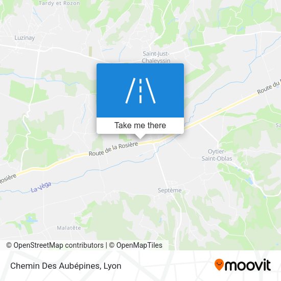 Chemin Des Aubépines map