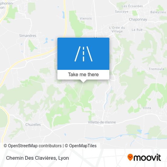 Chemin Des Clavières map