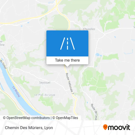 Chemin Des Mûriers map